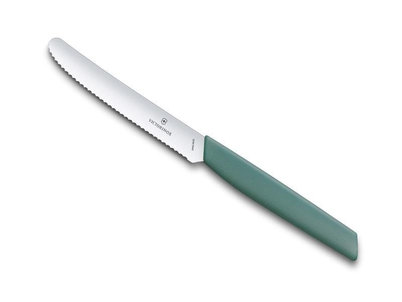 Couteau tomate Victorinox Swiss Modern 11 cm - manche vert sauge
