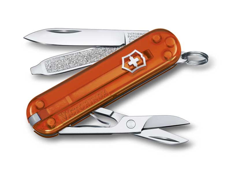 Mini couteau suisse Victorinox Classic SD Fire Opal