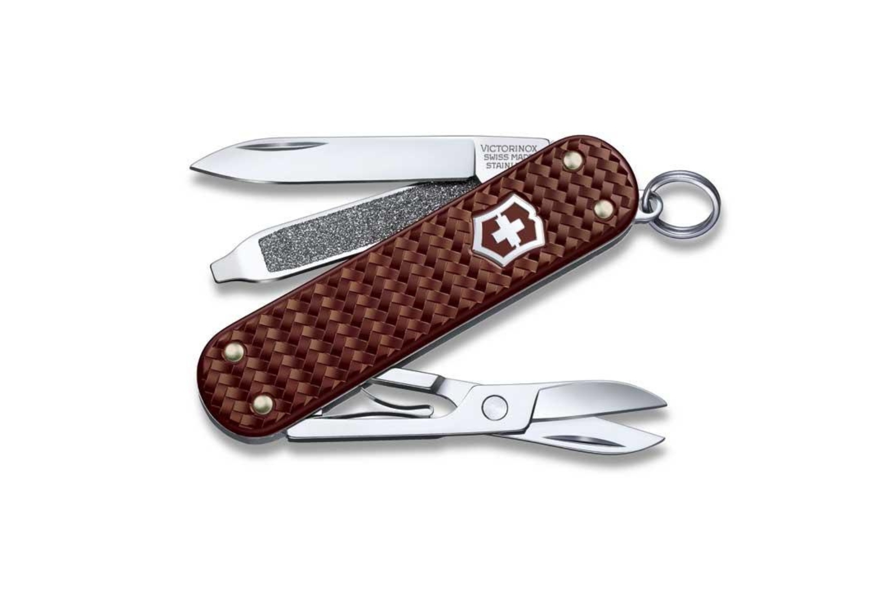 Mini couteau suisse Victorinox Classic SD Precious Alox Hazel brown