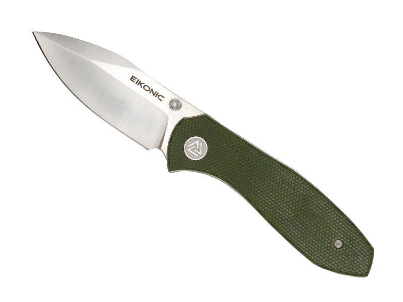 Couteau Eikonic Kasador - manche 10 cm micarta vert