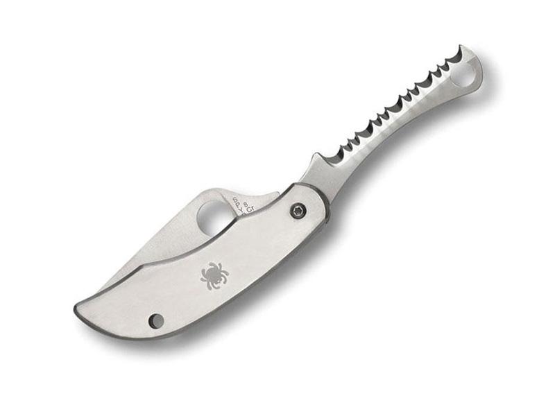 Couteau Spyderco Clipitool + scie - manche 6,5 cm inox