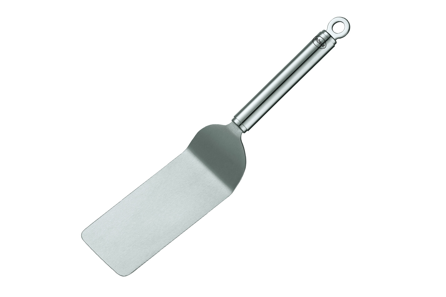 Spatule coudée en acier inoxydable Rösle