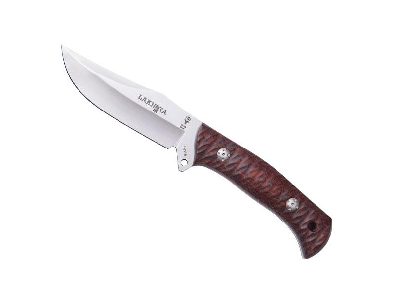 Poignard Muela Lakhota 12 cm Inox - manche micarta marron