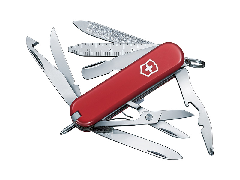 Mini couteau suisse Victorinox Minichamp rouge