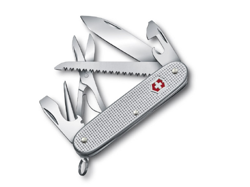 Couteau multifonctions Victorinox Farmer X - manche 93 mm alox gris