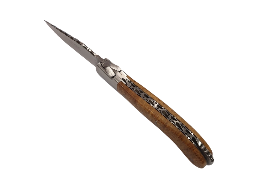 Couteau Laguiole Fontenille Pataud Sport -  manche 13 cm en Loupe d'Amboine