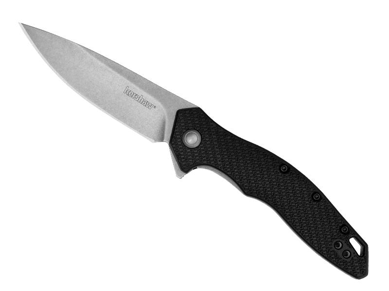 Couteau Kershaw Shoreline - manche 10,5 cm nylon/fibre de verre noir