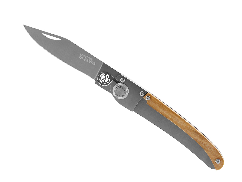 Couteau Les Régionaux par Roger Orfèvre, modèle Massu - manche 11 cm inox