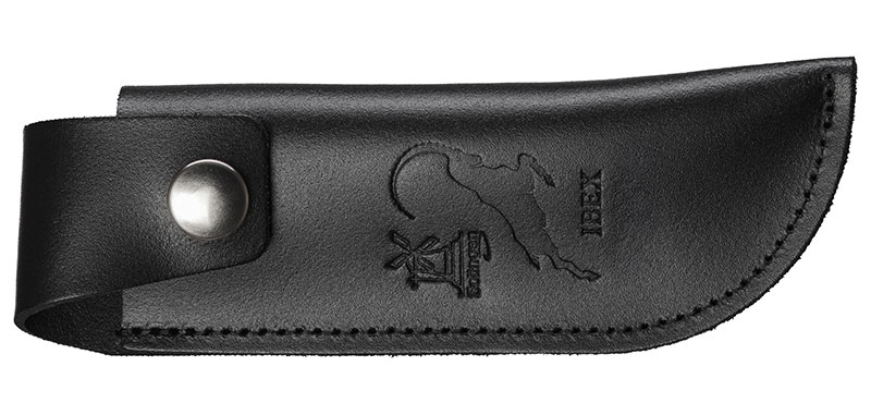 Étui cuir pour couteau de poche pour Ibex 100  - Noir