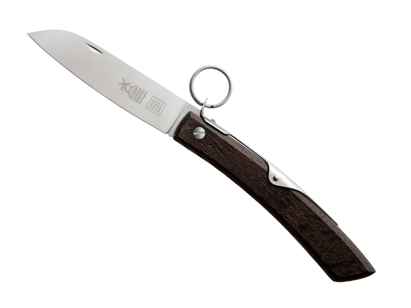 Couteau Windmühlenmesser Ibex 10 - manche 14 cm chêne fumé