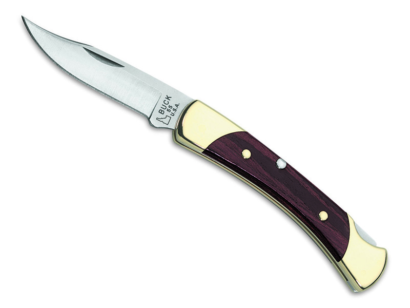 Couteau Buck The 55 n° 0055BRS - manche 9 cm ébène Crelicam®