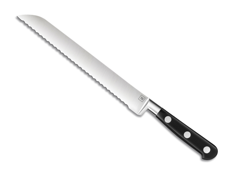 Couteau à pain forgé Tarrerias Bonjean Maestro Idéal-  lame 20 cm - manche POM noir