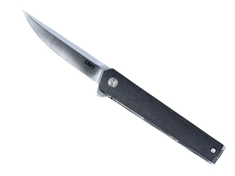 Couteau CRKT CEO Compact - manche 9 cm nylon/fibre de verre noir