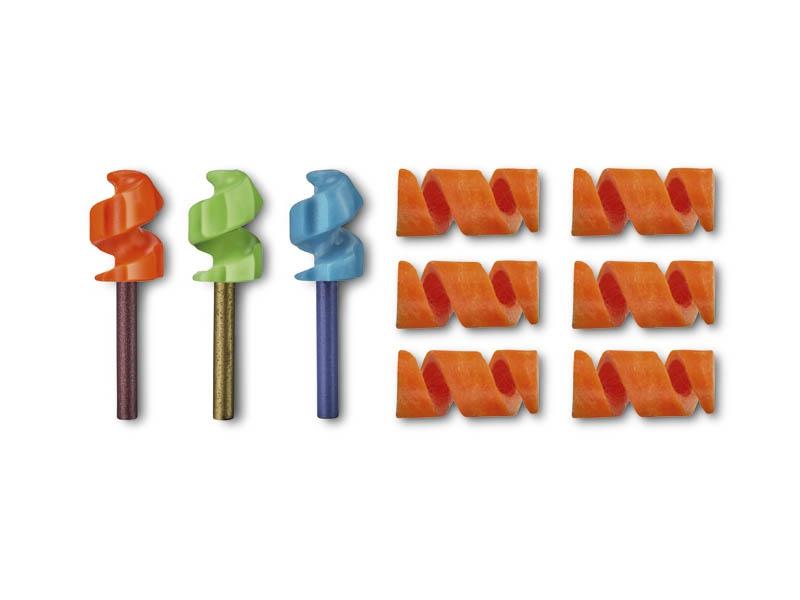 Set de 3 fire starters Victorinox phosphorescents livrés avec 3 allume-feux helicoïdaux