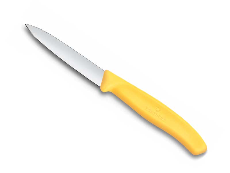 Set 2 couteaux office Victorinox Swiss Classic 8 cm - manche jaune