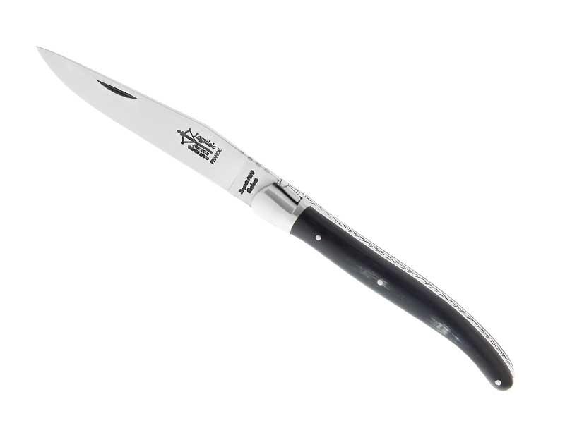 Couteau Laguiole G.David mitre inox mat - manche 11 cm corne