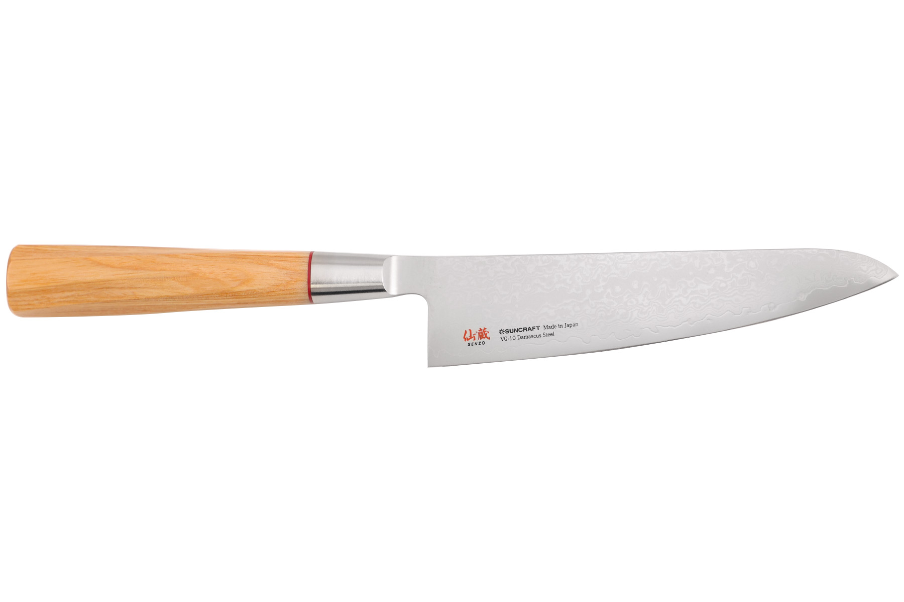 Couteau japonais Suncraft Senzo Twisted - Couteau santoku 14 cm