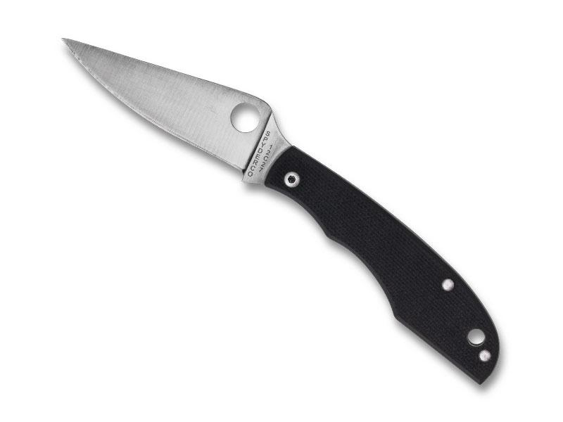 Couteau Spyderco grasshopper - manche G10 noir