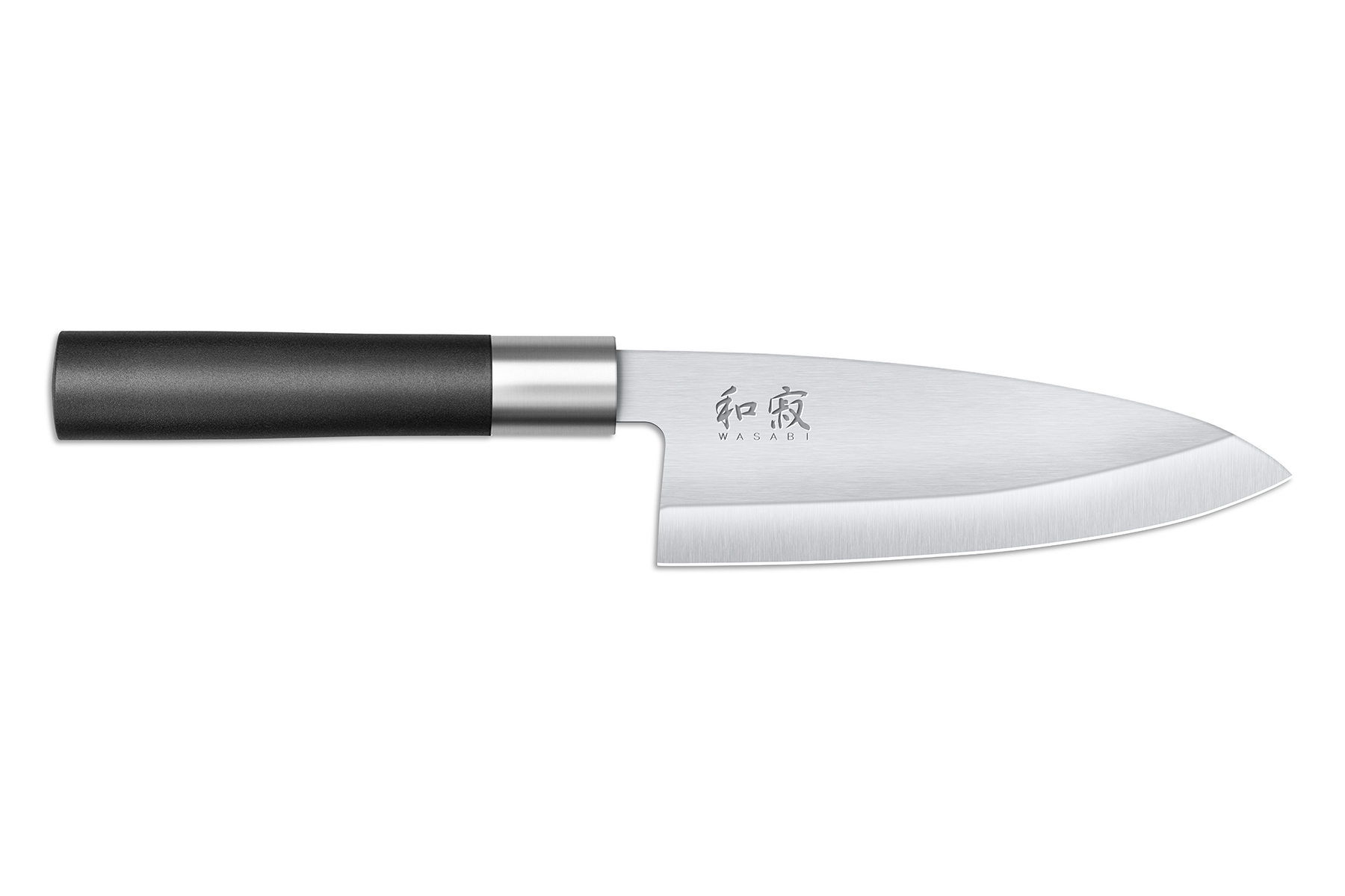 Couteau japonais Kai Wasabi Black - couteau deba 15 cm