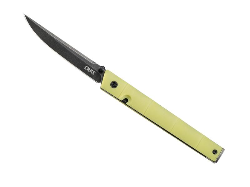 Couteau CRKT CEO - manche 11,5 cm nylon/fibre de verre façon bambou