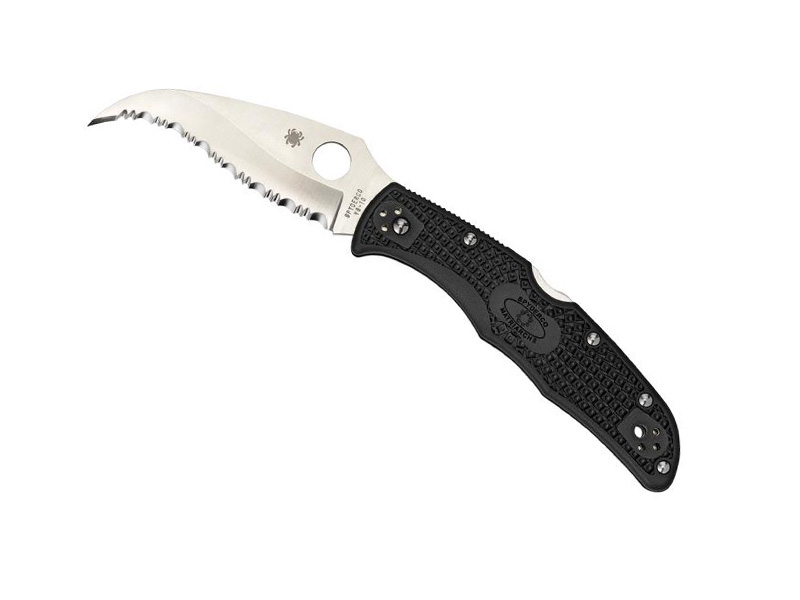 Couteau Spyderco Matriarch 2 - manche 13 cm nylon/fibre de verre noir