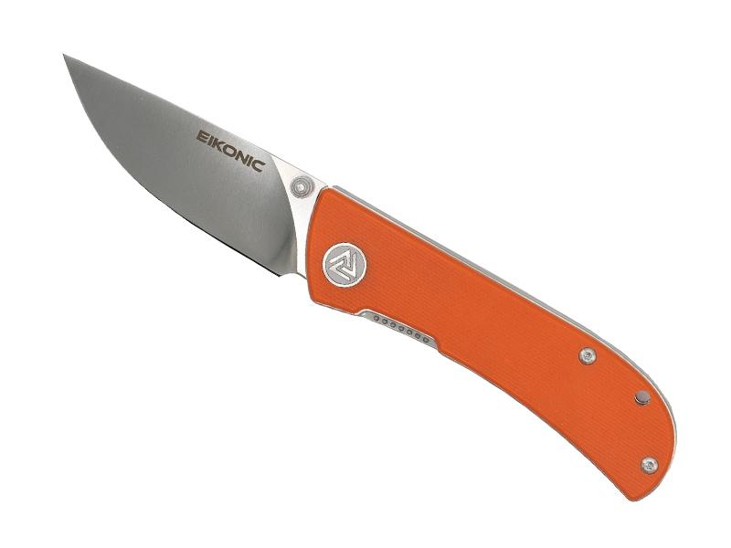 Couteau Eikonic Fairwind - manche 10 cm G10 orange