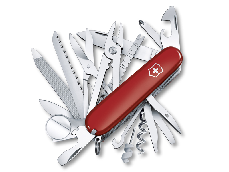 Couteau suisse Victorinox  Swisschamp - Manche rouge