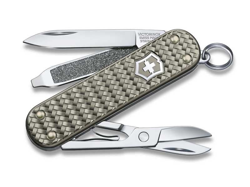 Mini couteau suisse Victorinox Classic SD Precious Alox Infinite Grey