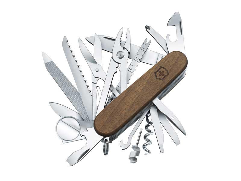 Couteau suisse Victorinox  Swisschamp Wood - Manche noyer