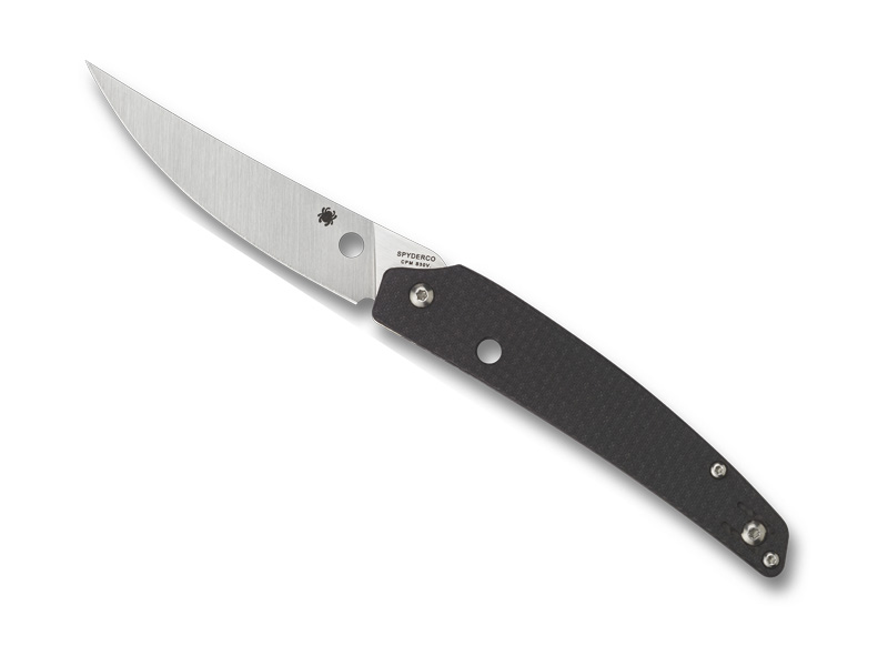 Couteau Spyderco Ikuchi - manche 11 cm fibre de carbone / G10 noir