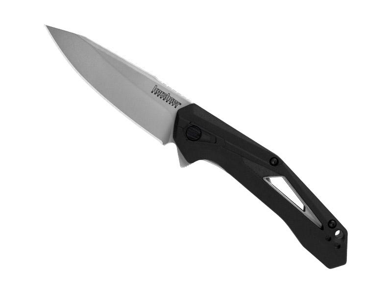 Couteau Kershaw Airlock - manche à trou 11 cm nylon/fibre de verre noir