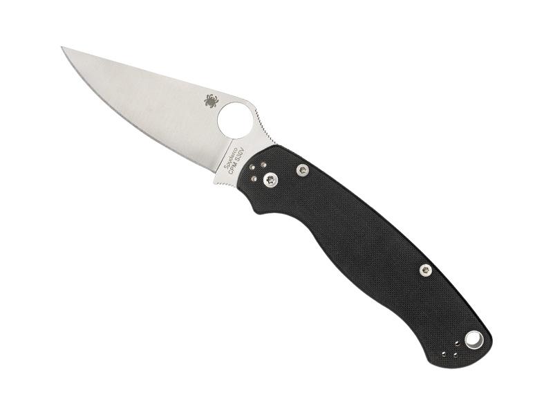 Couteau Spyderco Para Military 2 - manche 12 cm G10 noir