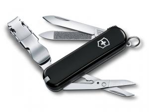 Mini couteau suisse Victorinox Nail Clip 580 - noir