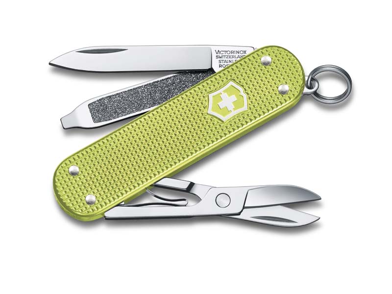 Mini couteau suisse Victorinox Classic SD Alox Lime Twist