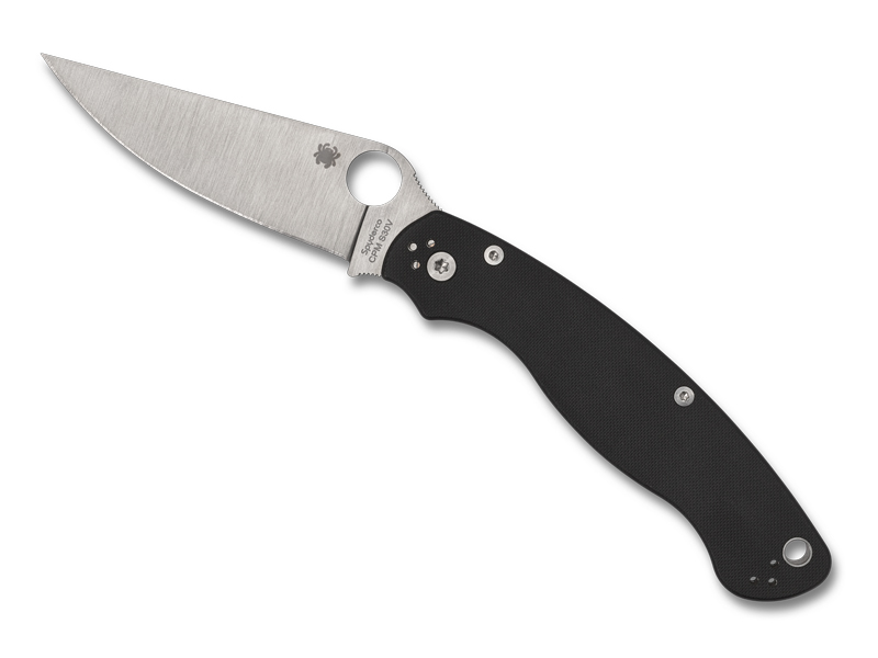 Couteau Spyderco Military 2 - manche 14 cm G10 noir