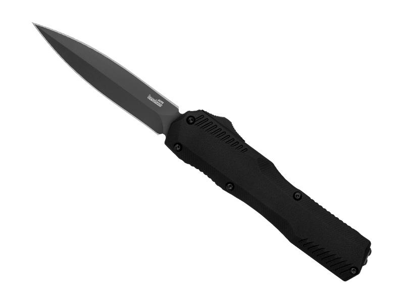 Couteau Kershaw Livewire tout noir- manche 12 cm aluminium