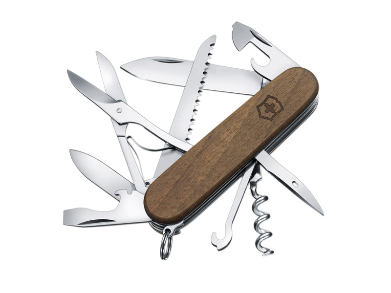 Couteau suisse Victorinox Huntsman manche noyer