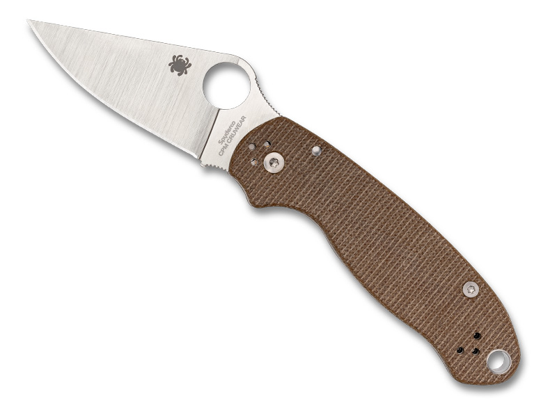 Couteau Spyderco Para 3 - manche 11 cm micarta brun