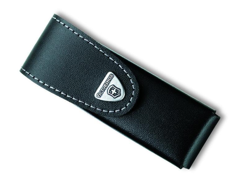 Étui cuir noir Victorinox pour Swisstool ou pour couteaux à cran 111 mm jusqu'à 10 pièces