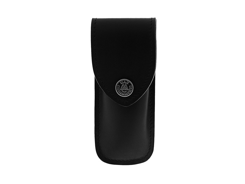 Etui randonneur cuir noir 10/11cm - Max Capdebarthes